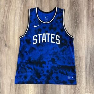 Nike USA National Soccer Team States Blue Jersey Tank